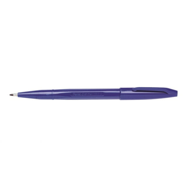 Pentel Sign Pen - Stylo à Pointe Fibre - Non Permanent - Bleu - Encre à Base d'Eau - 1 mm
