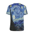 thumbnail image 2 of Daiia The Starry Night Mens Baseball Jersey Button Down Shirts Short Sleeve Sports Uniforms-Large, 2 of 9