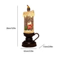 thumbnail image 3 of 110ml Christmas Snow Lantern Candle Battery Operated Snow Candles Flameless Christmas Candle Elegant Snow Lighted Candle, 3 of 6