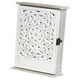 thumbnail image 4 of Caja para llaves, porta llaves, portátil, fácil de instalar, organizador, adorno de madera para regalos Blanco, 4 of 8