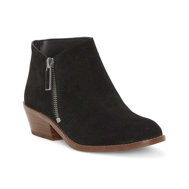 1.STATE - 1.State Rosita Leather Boot Black Nubuck Suede Low Cut ...