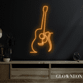 thumbnail image 2 of Glowneon Guitar Neon Sign, Guitar Bass Led Decor, Guitar Club Decor, 2 of 4