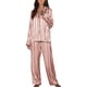 thumbnail image 4 of Long Sleeve Pajama Set Button Sleepwear Set Loose Fashion Skin Friendly Comfortable for Home for Female ANGGREK Otros, 4 of 5