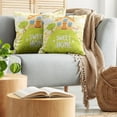 thumbnail image 5 of Ambesonne Saying Throw Pillow Cover 2 Pack, Cottage Garden, 18", Multicolor, 5 of 7
