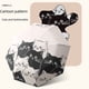 thumbnail image 3 of Paraguas automático con diseño de gato en blanco y negro de dibujos animados para mujer, paraguas plegable de doble propósito para el sol y la lluvia, sombrilla antiultravioleta para hombres, 3 of 6