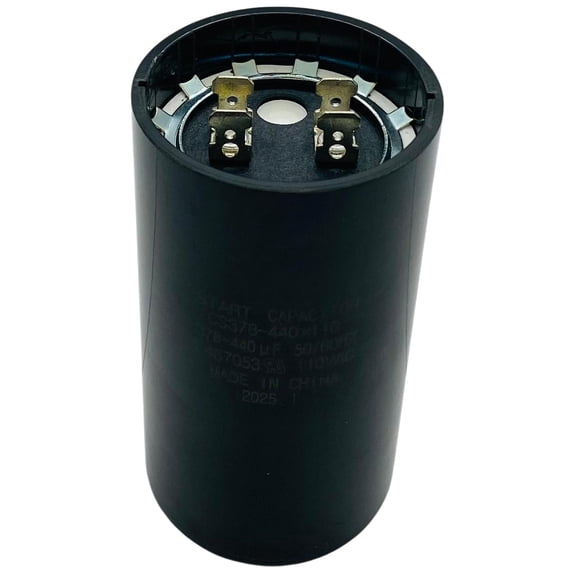 CS378-440X110, Start Capacitor Round 378-440 Mfd. 110 Volt