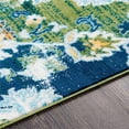 thumbnail image 5 of Floransa FSA-2348 6'7" x 9' Rug Dark Green/Navy/Grass Green/Aqua/Bright Orange, 5 of 7