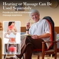 thumbnail image 4 of CuPiLo Back Massager Seat Cushion with Heat, Vibration Massager Chair Pad with 8  Motors & 2 Heat, 5 Vibration Modes, 4 of 11