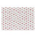 thumbnail image 1 of Love Cutting Board, Hearts Retro Painted Ornamental Love Shapes Simple Minimalistic Design Art, Decorative Tempered Glass Cutting and Serving Board, Large Size, Dark Coral White, by Ambesonne, 1 of 1