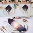 thumbnail image 3 of Universe Explosion Cloth Napkins, Modern Abstract Galaxy Universe Washable and Reusable Dinner Napkins Set of 6, Table Napkin for Kitchen Party Birthday Wedding Hotel Housewarming 20"x20", 3 of 9