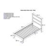 thumbnail image 6 of NoHo Twin Bed in Grey, 6 of 6