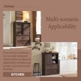 thumbnail image 6 of IFGET 47" Tall Storage Cabinet Farmhouse, Wood Buffets & Sideboards w/Sliding Barn Door for Kitchen Dining Room, 6 of 6