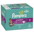 Pampers Cruisers Diapers Size 4, 70 Count (Select for More Options