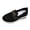 Black, variant on S𝗅ip On L𝗈afers for Women Fashion Mesh Knit Walking Shoes Lightweight Casual Sneakers Chain Ballet Flat Shoes Comfortable Round Toe Dress Shoes for Vacation, Work