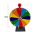 thumbnail image 3 of Prize Colors Wheel Desktop Fortune Wheel for Restaurant Supermarkets Stores 30cm 6 Colors, 3 of 10