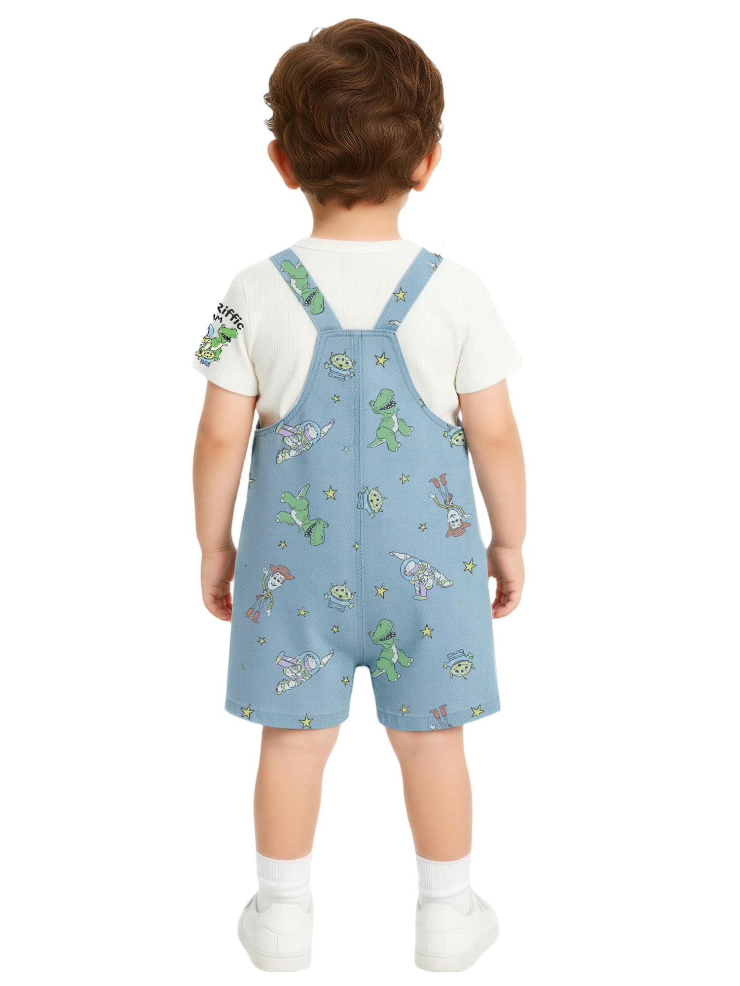 Disney Toy Story Baby Boy Shortall Set, Sizes 0/3 Months-24 Months