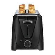 Proctor Silex 2 Slice Toaster, Metal, Built-In Cord Wrap, 7 Toast Shades, Auto Shutoff, Cancel Button, Silver and Black, 22304