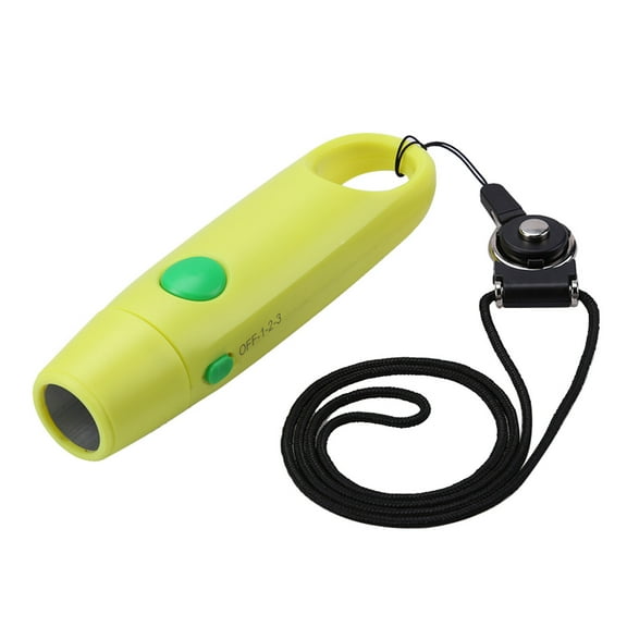 Electronic Whistle for Outdoor Survival Basketball Football Games Referee Sports Training Cheerleading Whistle(4PCS CR2302 is Included) Yellow