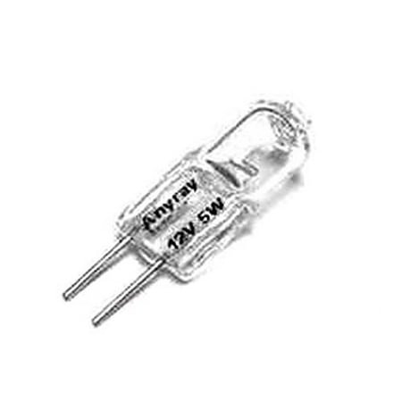 

Anyray (5)-Pack Replacement Halogen Bulb for Microwave Kitchenaid Oven 4452164 5 Watts 12-Volts