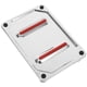 thumbnail image 1 of Almohadilla de descanso para plancha de acero inoxidable, estera de descanso para plancha de vapor antiescaldaduras, placa protectora para planchar, 1 of 5