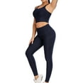thumbnail image 6 of asdoklhq Yoga Pants for Women,Women Casual Solid Pocket Leggings Sports Nine-Point Yoga Pants, 6 of 9