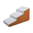 thumbnail image 4 of Escalera para perros con rampa y peldaños, con funda extraíble y lavable. Naranja, 4 of 9