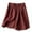 Wine, variant on Patlollav Shorts Pants for Women Summer Pocket Solid Casual Elastic High Waist Workout Shorts