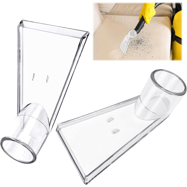 ZHAOCHENG Boquillas para aspiradora de coche de 2 piezas, universales y reutilizables, compatibles con la mayoría de aspiradoras, para el cuidado del coche, sofás, acolchados y aspiradoras húmedas.