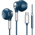 thumbnail image 2 of RGHJAR-USB C Headphones for Samsung Galaxy S26 S25 S24 S23 S22 S21 S20 A56 A17 A16 Wired USB C Earbuds with Mic Volume Control Earphones USB Type C Headphones for iPhone 17 16 15 Pro Max Plus iPad 10, 2 of 3