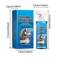 thumbnail image 3 of Automobile Tire Brightener 120Ml With Foam Cleaner For Decontamination And Care, 3 of 9