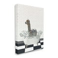 thumbnail image 3 of Stupell Industries Llama in Bathtub Animals & Insects Painting Gallery Wrapped Canvas Print Wall Art, 24 x 30, 3 of 7