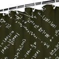 thumbnail image 3 of Math Equations Math Symbols Black Pattern Shower Curtain 72"x72" ,Bathroom Decorative Shower Curtains Set with 12 Hooks,Modern Waterproof Washable Shower Curtain, 3 of 6