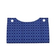thumbnail image 2 of Naloa Blue Lantern Shapes Print Leather Tissue Box Cover Rectangle | Long Tissue Box Cover | Tissue Box Holder | Tissue Holder for Bathroom, 2 of 9