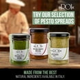 thumbnail image 6 of ROI Red Pesto - Sundried Tomato Pesto Sauce Made With Sundried Tomatoes, Genovese DOP Basil, and EVOO, Gluten-Free, Keto-Friendly Fresh Ligurian Sauce, Non-GMO, Made In Italy 6.3 oz (180 g) - Pack 4, 6 of 8