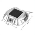 thumbnail image 6 of HERCHR Casting Aluminum Solar Power Waterproof 6 LED Lamp Wireless Outdoor Road Driveway Pathway Light, Road Lamp, Solar Light, 6 of 7