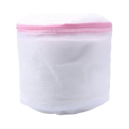 Cartoon Mesh Bra Bag with Bracket for Gentle Washing and Secure Home Textile Storage