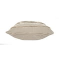 thumbnail image 5 of Ox Bay Birch Solid Organic Cotton Square 4 Piece Pillow Feather Filled Set, 5 of 9