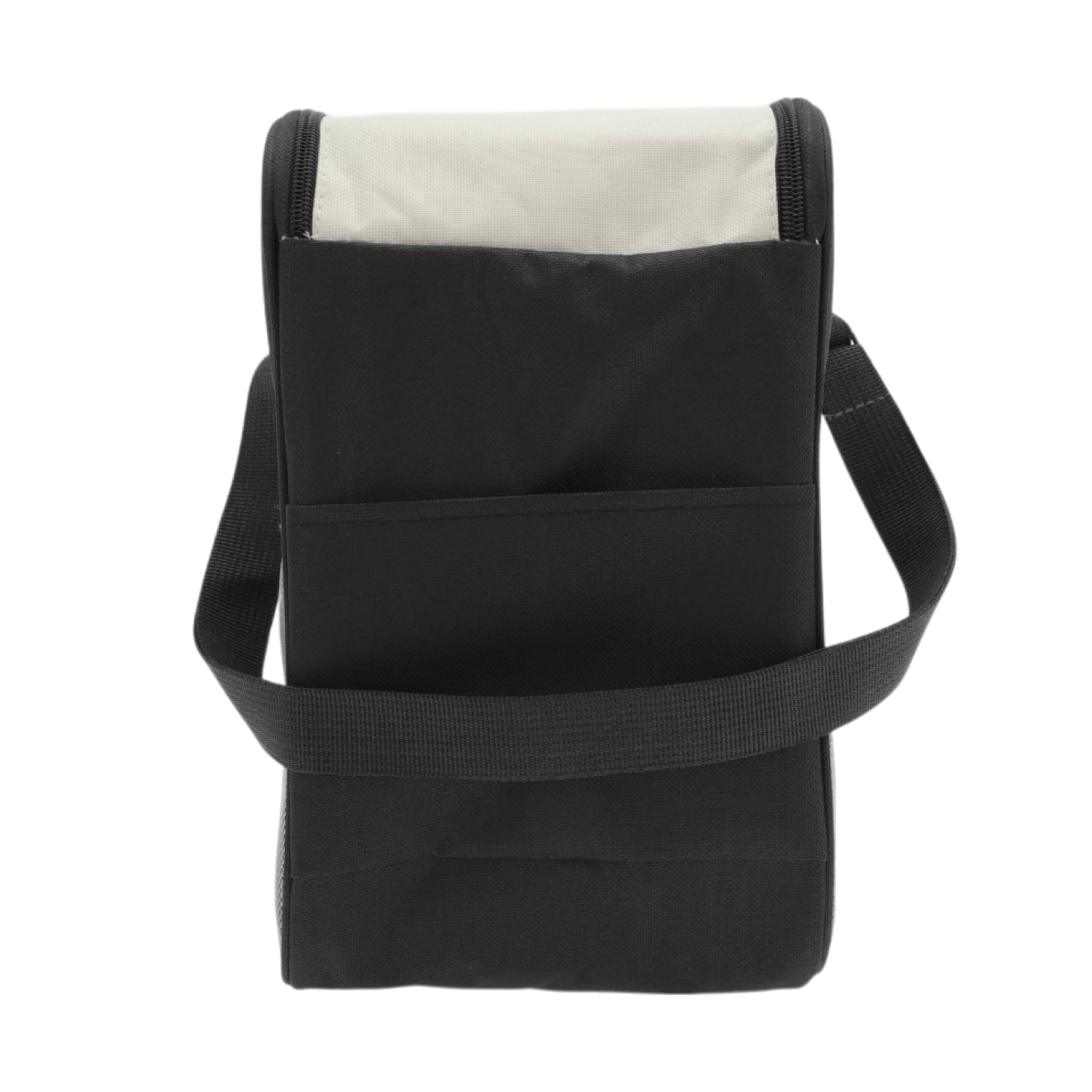 Unique Bargains Insulated Lunch Tote for Work 6.69"x6.69"x10.63" 1 Pc Black