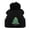 Green, variant on Yuaguia Christmas Beanie Hat with Pom Pom, Warm Knit Winter Holiday Cap for Men and Women, Festive Santa Claus Headwear, Black