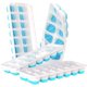 thumbnail image 1 of 4 paquetes de bandejas de cubitos de hielo de silicona y 14 bloques de cubitos de hielo. Para whisky. Cócteles, 1 of 5