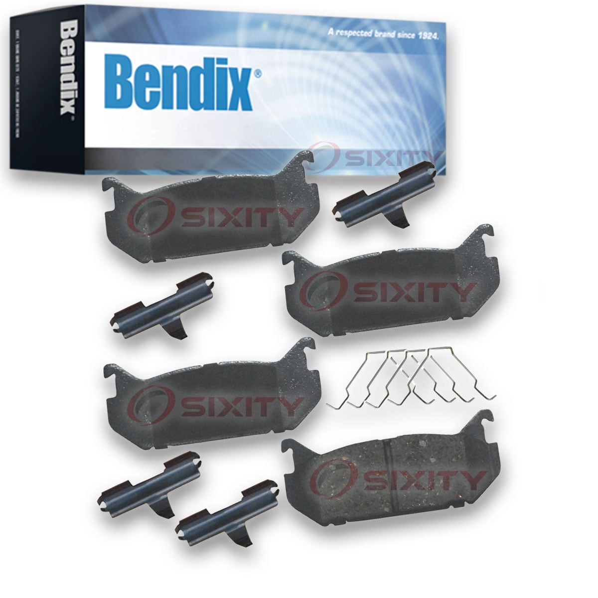 Bendix Brakes Disc Brake Pad Set Fits select: 1993-2002 MAZDA 626, 1993-1997 FORD PROBE