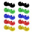 thumbnail image 3 of Eigraketly 10 Uds bicicleta Cable de freno estilo S Clips hebilla manguera guía bicicleta Line Clip Ciclismo 5 colores 2 piezas * 5 Eigraketly OD001185-04, 3 of 6