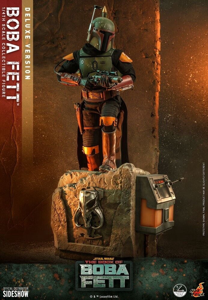 Boba Fett Deluxe Version Hot Toys Quarter Scale 1/4 Figure Star Wars IN STOCK
