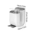 thumbnail image 3 of Kitchen Knife Block Organizer,Multi Functional Utensil Holder,Countertop Storage Rack For Knives Scissors Spatulas,Non Slip Drain Tray,Space Saving Counter Organizer, 3 of 6