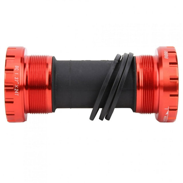 Sand Prevention Effect Convenient to Install Bike Bottom Bracket, Bottom Bracket, Parts for Cyclist Bicycle Accessory Cycling Black,Red