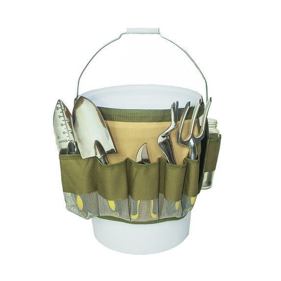 Hand Tool Bag Organizer Oxford Bag With Oxford Pockets Tool Bags Strong And Durable Ten-Compartmen For Garden Yard Lawn