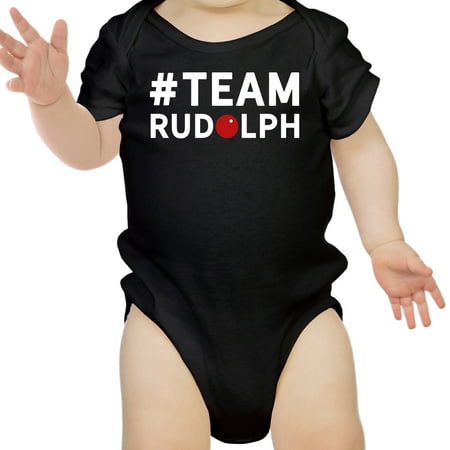 #Team Rudolph Baby Bodysuit Christmas Infant Bodysuit Holiday
