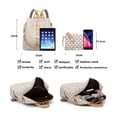 thumbnail image 4 of Kit Mochila Moda Casual Bolso Casual Para Mujer, 2 Piezas, BLANCO, 4 of 4