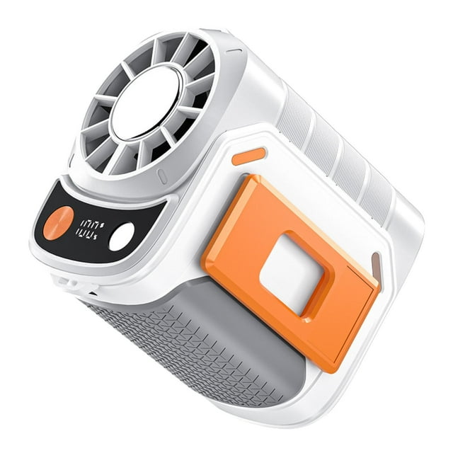 Ventilador de cintura portátil recargable Clip portátil práctico portátil en ventilador para el ventilador para Con función de hielo