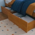 thumbnail image 4 of Madison Twin Platform Bed with Matching Footboard and Drawers in Light Toffee, 4 of 24